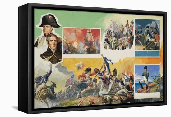 Wellington vs Napoleon-Severino Baraldi-Framed Premier Image Canvas