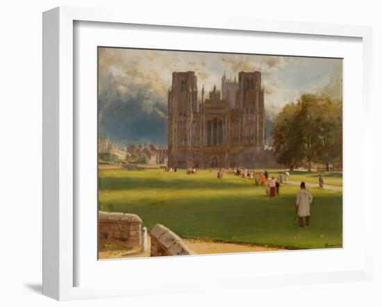 Wells Cathedral, 1889-Albert Goodwin-Framed Giclee Print