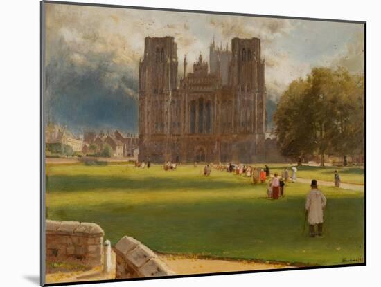 Wells Cathedral, 1889-Albert Goodwin-Mounted Giclee Print