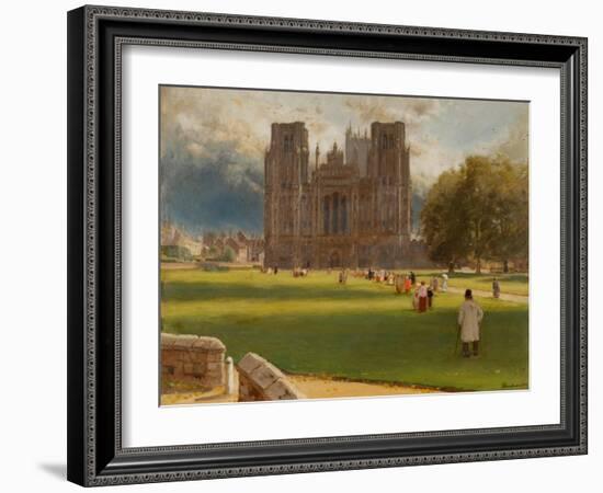 Wells Cathedral, 1889-Albert Goodwin-Framed Giclee Print