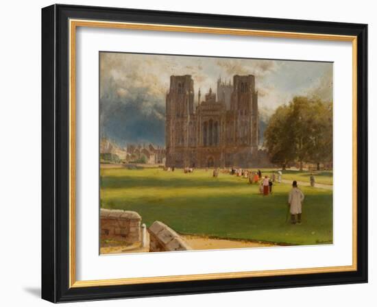 Wells Cathedral, 1889-Albert Goodwin-Framed Giclee Print