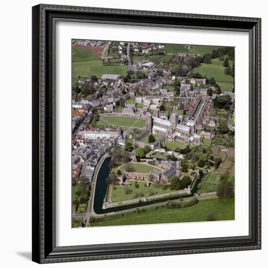 Wells Cathedral and Bishops Palace, 12th Century-CM Dixon-Framed Photographic Print