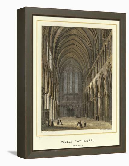 Wells Cathedral, the Nave-Hablot Knight Browne-Framed Premier Image Canvas