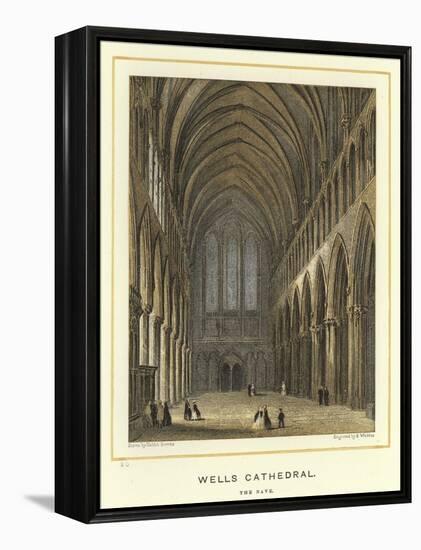 Wells Cathedral, the Nave-Hablot Knight Browne-Framed Premier Image Canvas