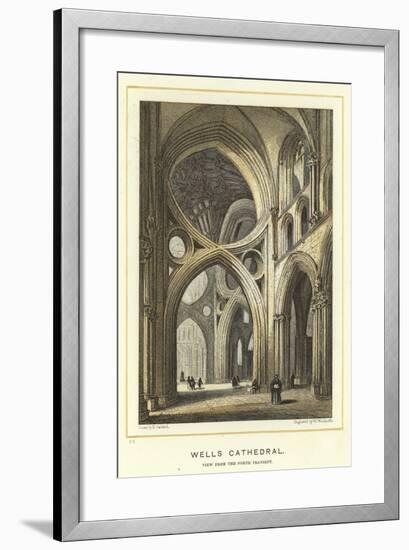 Wells Cathedral, View from the North Transept-null-Framed Giclee Print