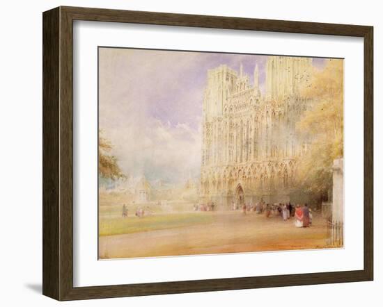 Wells Cathedral-Albert Goodwin-Framed Giclee Print