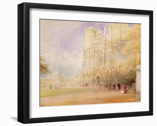 Wells Cathedral-Albert Goodwin-Framed Giclee Print