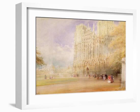Wells Cathedral-Albert Goodwin-Framed Giclee Print