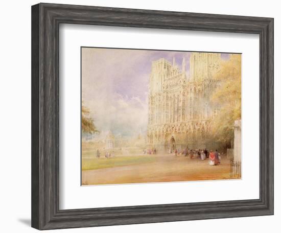 Wells Cathedral-Albert Goodwin-Framed Giclee Print