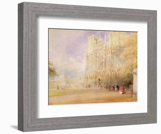 Wells Cathedral-Albert Goodwin-Framed Giclee Print