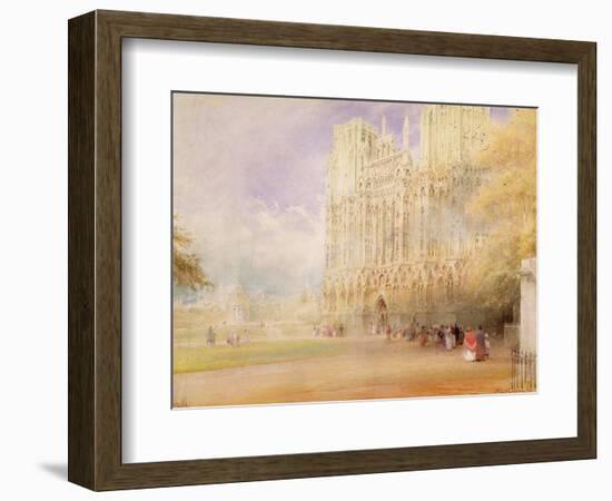 Wells Cathedral-Albert Goodwin-Framed Giclee Print