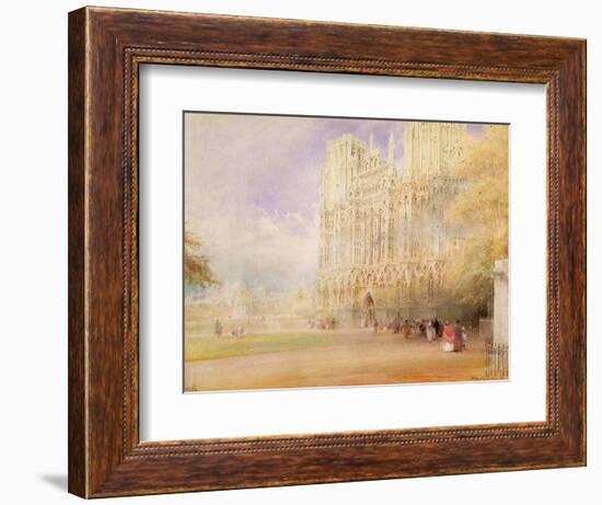 Wells Cathedral-Albert Goodwin-Framed Giclee Print