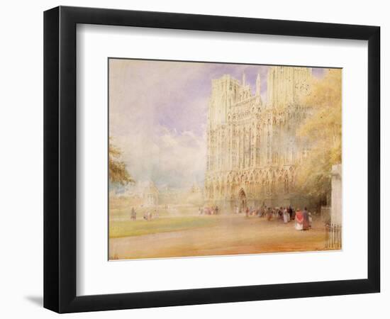 Wells Cathedral-Albert Goodwin-Framed Giclee Print