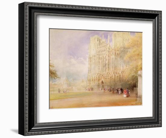 Wells Cathedral-Albert Goodwin-Framed Giclee Print