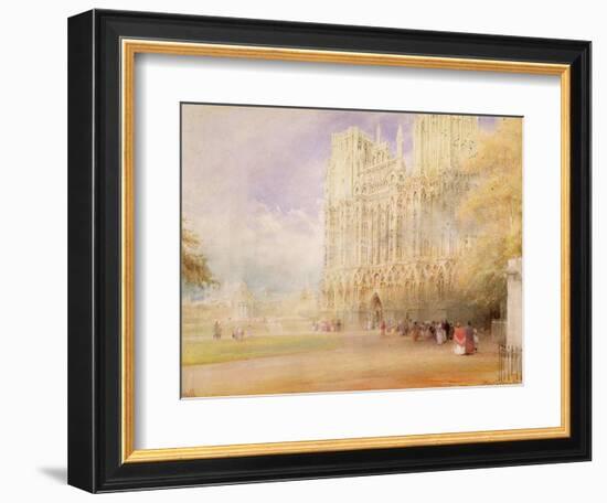 Wells Cathedral-Albert Goodwin-Framed Giclee Print