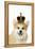 Welsh Corgi Dog Wearing Crown and Pearls-null-Framed Premier Image Canvas