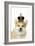 Welsh Corgi Dog Wearing Crown and Pearls-null-Framed Photographic Print