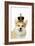 Welsh Corgi Dog Wearing Crown and Pearls-null-Framed Photographic Print