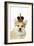 Welsh Corgi Dog Wearing Crown and Pearls-null-Framed Photographic Print