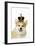 Welsh Corgi Dog Wearing Crown and Pearls-null-Framed Photographic Print