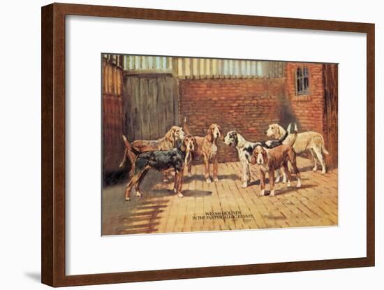 Welsh Hounds-Thomas Ivester Llyod-Framed Art Print