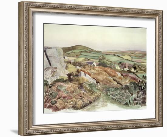 Welsh Landscape, 1947-John Northcote Nash-Framed Giclee Print