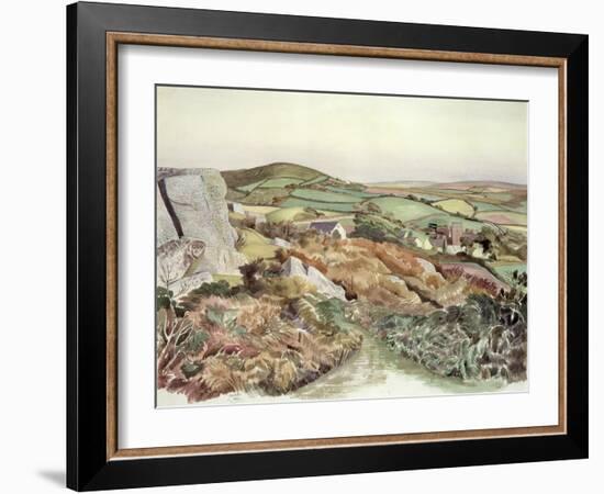 Welsh Landscape, 1947-John Northcote Nash-Framed Giclee Print