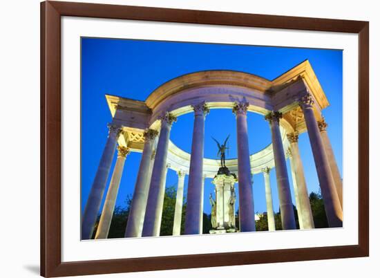 Welsh National War Memorial Statue, Alexandra Gardens, Cathays Park, Cardiff, Wales, United Kingdom-Billy Stock-Framed Photographic Print