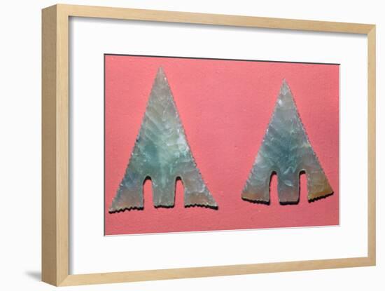 Welsh neolithic arrowheads-Unknown-Framed Giclee Print