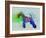 Welsh Terrier Watercolor-NaxArt-Framed Art Print