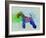 Welsh Terrier Watercolor-NaxArt-Framed Art Print