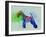 Welsh Terrier Watercolor-NaxArt-Framed Art Print