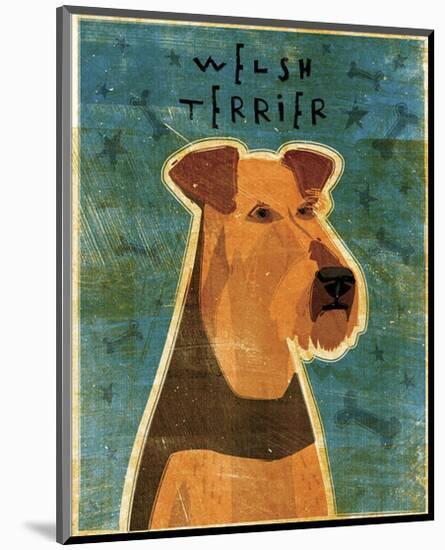 Welsh Terrier-John Golden-Mounted Giclee Print