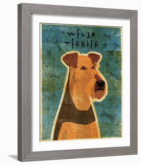 Welsh Terrier-John Golden-Framed Giclee Print