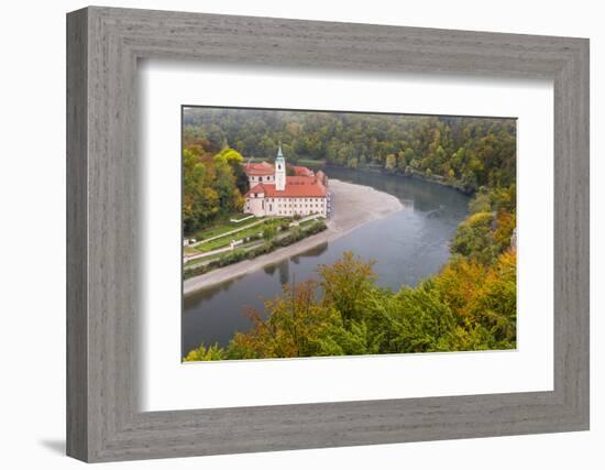 Weltenburg Monastery and the Danube Gorge During Fall. Germany-Martin Zwick-Framed Photographic Print