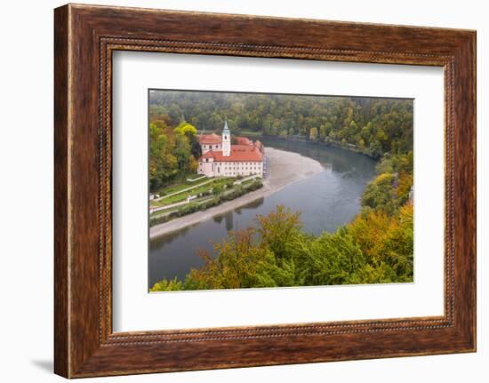 Weltenburg Monastery and the Danube Gorge During Fall. Germany-Martin Zwick-Framed Photographic Print