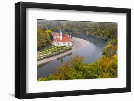 Weltenburg Monastery and the Danube Gorge During Fall. Germany-Martin Zwick-Framed Photographic Print