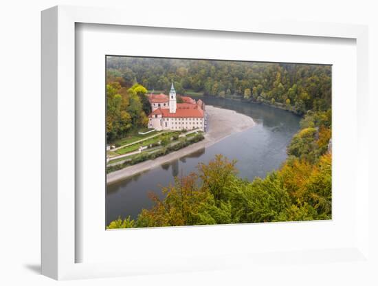 Weltenburg Monastery and the Danube Gorge During Fall. Germany-Martin Zwick-Framed Photographic Print