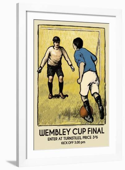 Wembley Cup Final-The Vintage Collection-Framed Giclee Print