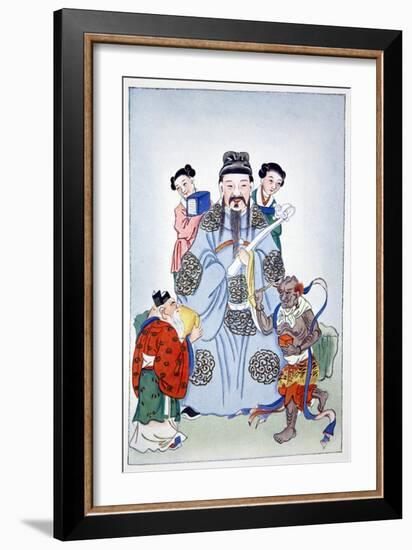 Wen Ch'ang, K'eui-Hsing and Chu I, 1922-Unknown-Framed Giclee Print