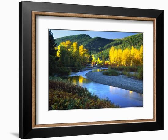 Wenatchee River, Central Cascades, Washington, USA-Janell Davidson-Framed Photographic Print