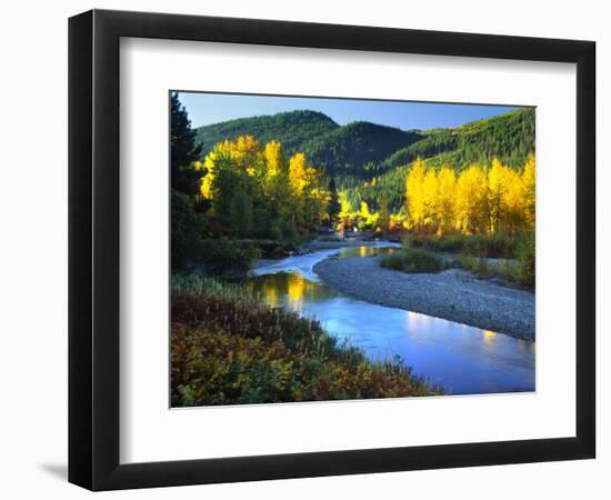 Wenatchee River, Central Cascades, Washington, USA-Janell Davidson-Framed Photographic Print