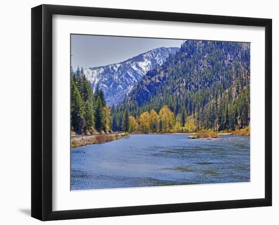 Wenatchee River, Tumwater Canyon, Wenatchee National Forest, Washington, Usa-Jamie & Judy Wild-Framed Photographic Print