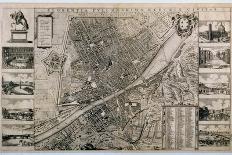 Map of London-Wenceslaus Hollar-Giclee Print