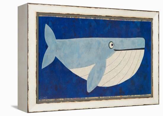 Wendell the Whale-Casey Craig-Framed Stretched Canvas