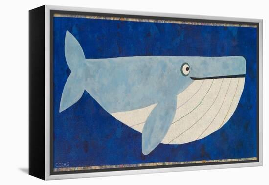 Wendell the Whale-Casey Craig-Framed Stretched Canvas