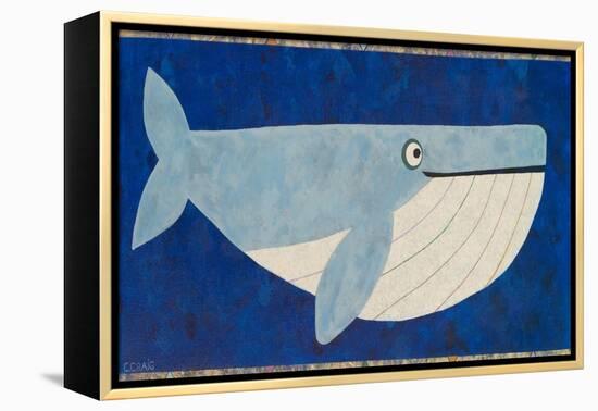 Wendell the Whale-Casey Craig-Framed Stretched Canvas