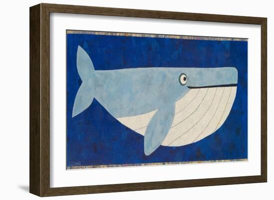 Wendell the Whale-Casey Craig-Framed Art Print