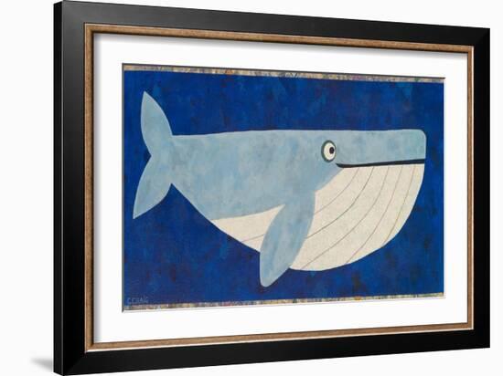 Wendell the Whale-Casey Craig-Framed Art Print