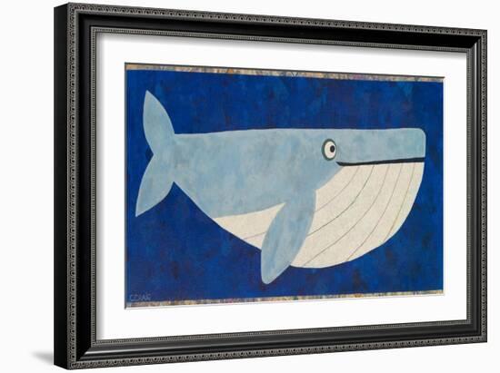 Wendell the Whale-Casey Craig-Framed Art Print